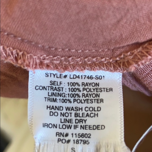 Lush Blush Button Neck mini dress - Picture 5 of 5